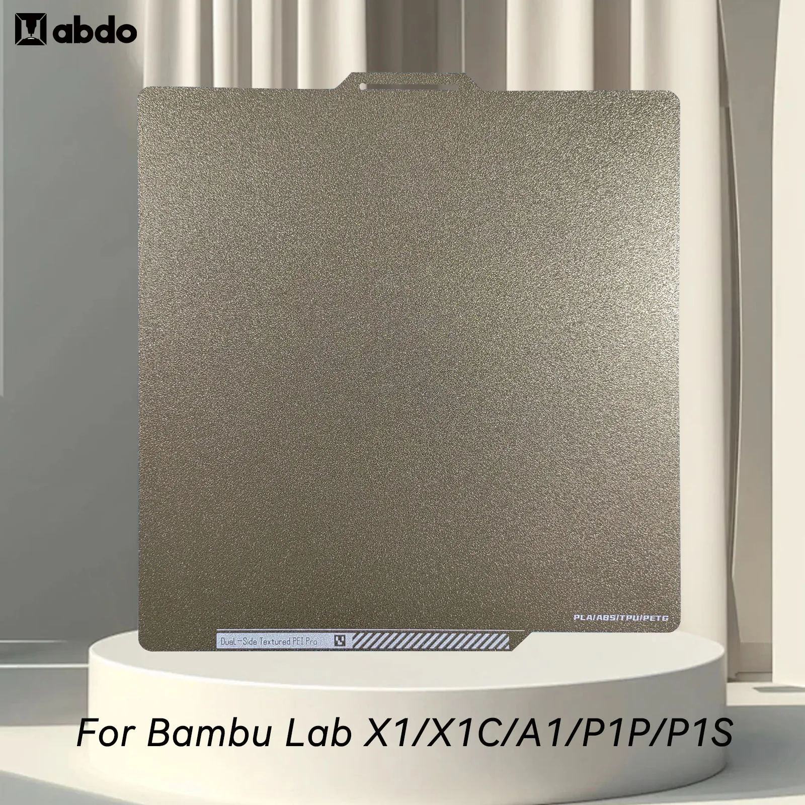 

Для Bambu Lab X1 X1C сборная пластина PEI лист двухсторонний PEI пружинный стальной лист для Bamboo Lab P1P P1S A1 аксессуары для 3D-принтеров