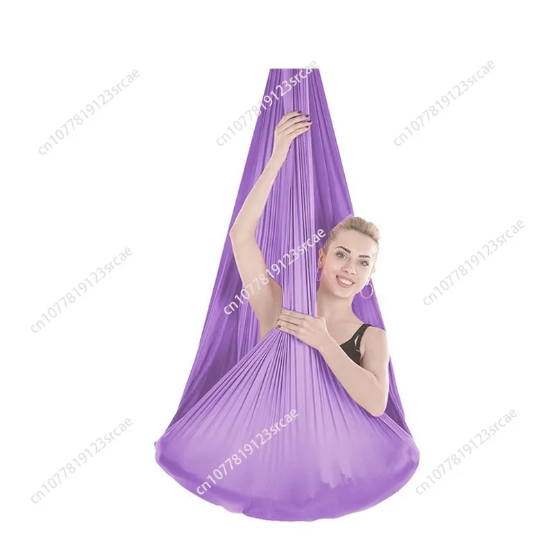 5 * 2.8M Anti-Gravity Yoga Hammock Swing Pilates Aerial Yoga Silk Belt for GYM Home Fitness Yoga Training Sports