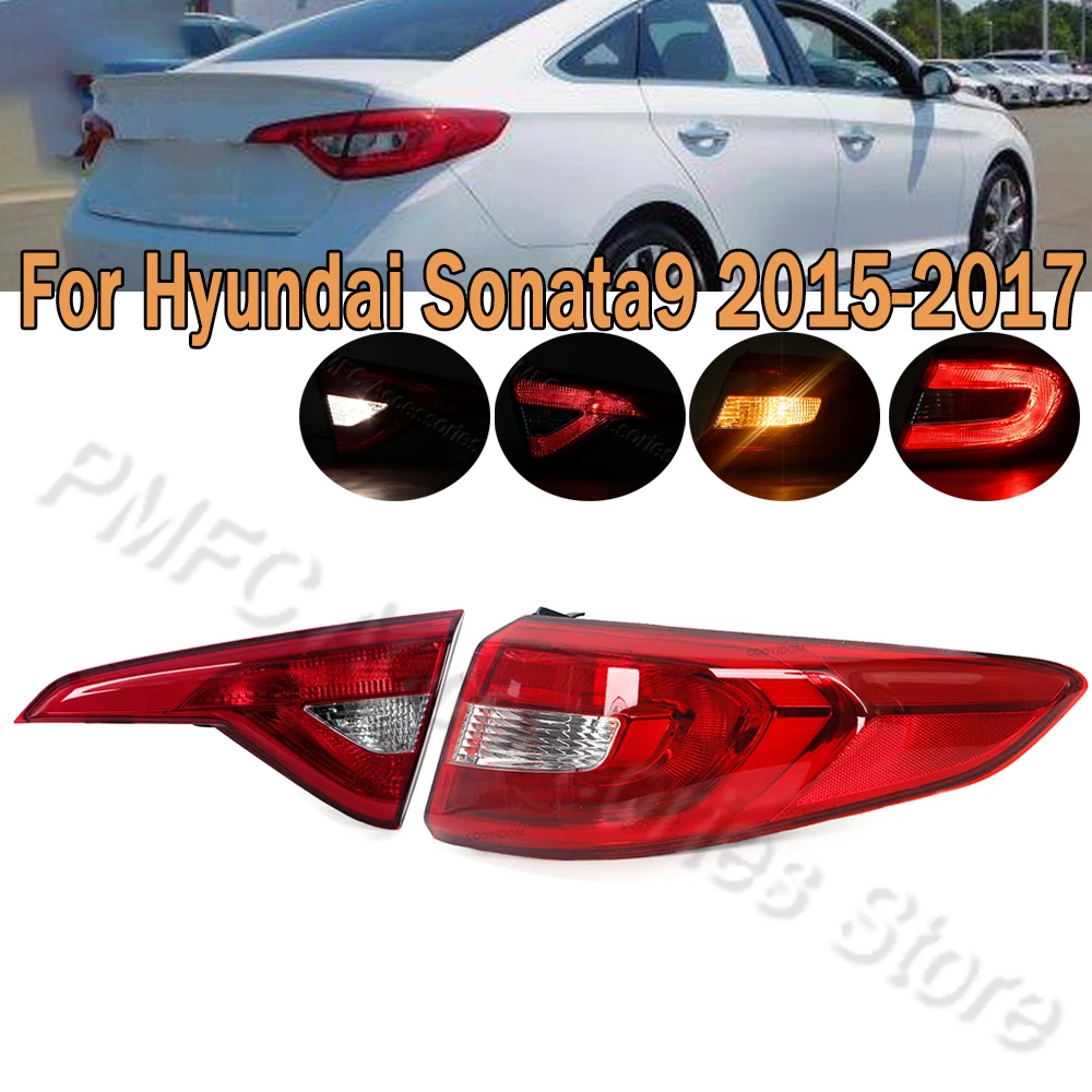 Tail Light Brake Light Fog Light Stop Lamp Turn Signal Lamp Taillamp Assembly Accessories For Hyundai Sonata 9 2015 2016 2017