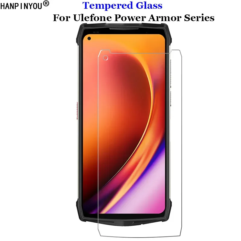 For Ulefone Power Armor 21 17 19 16 18T X11 13 14 Pro Clear Tempered Glass 9H 2.5D Premium Screen Protector Protection Film