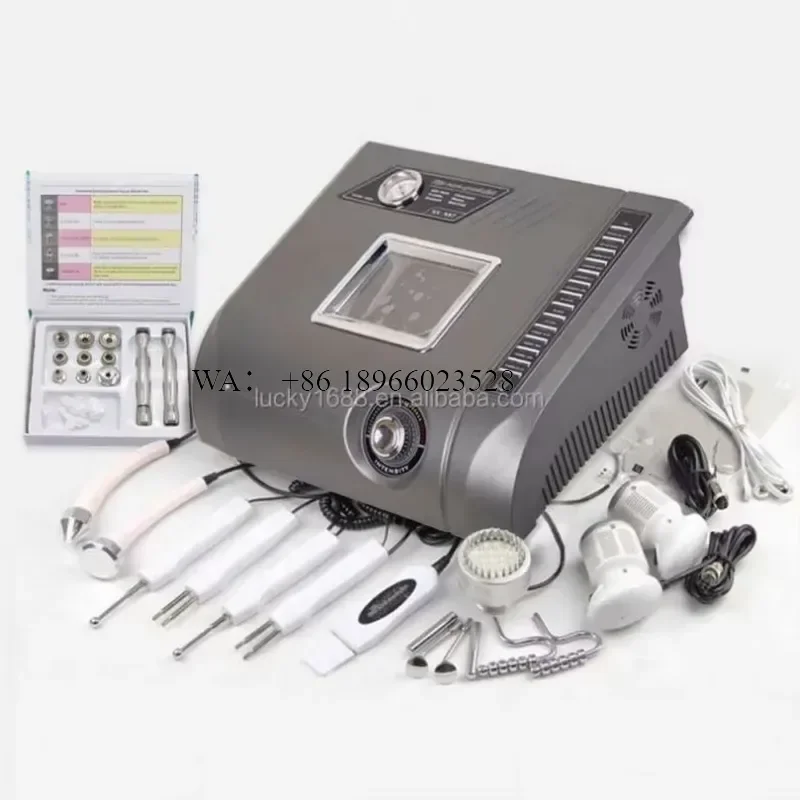 WMWMNU 7 in 1 Multifunction Ultrasonic Bio-Collagen Microdermabrasion Face Cleaning Tightening Facial Beauty Device