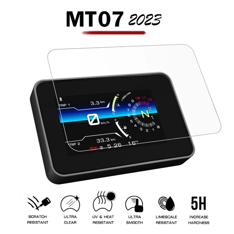 

2023 MT07 Cluster Scratch Protection Dashboard Film Screen Protector Fit For YAMAHA MT 07 MT-07 2023 Motorcycle Accessories