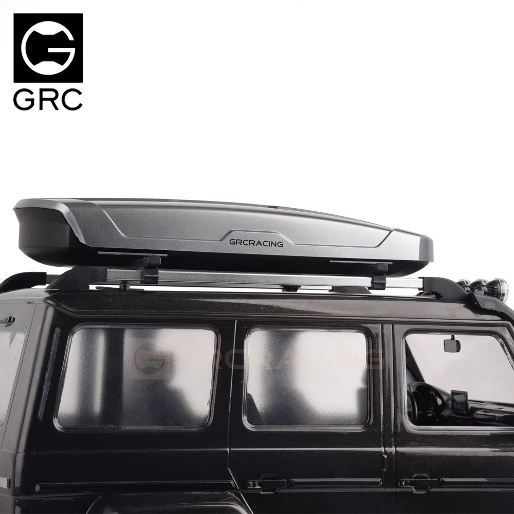 GRC 1/10 Scale Roof-box w/Rack Luggage Roof Rack Holder Bar with Rail Bar #B for TRX4 TRX6 Benz Bronco Axial SCX10 90046 #G172Y