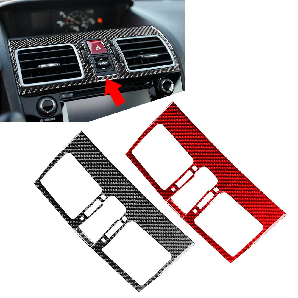 

2Pcs Car Center Console Air Vent Outlet Cover Trim For Subaru WRX STI 2016-2021