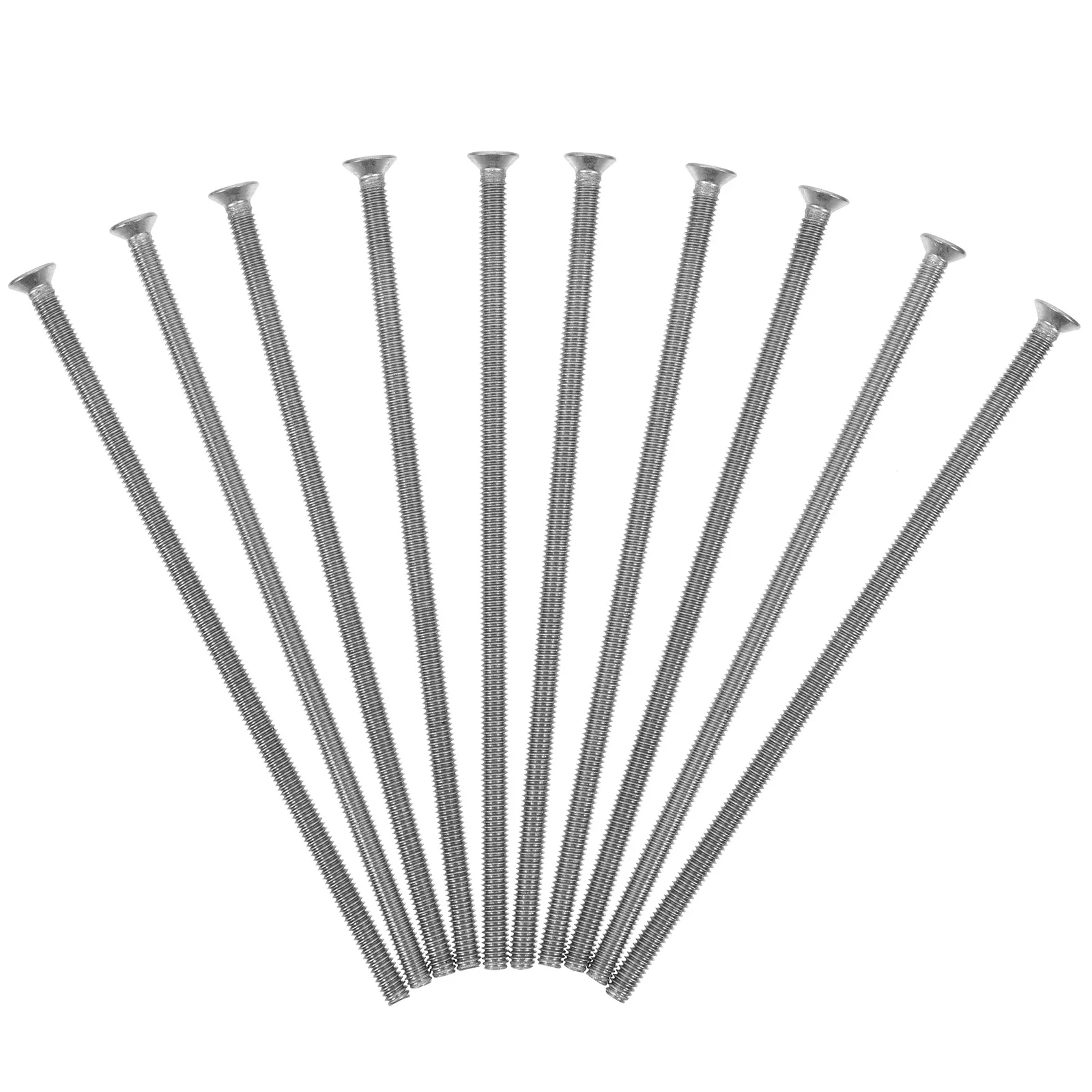 

10Pcs Extra Long Outlet Cover Screws Stainless Steel High Hardness Wear Resistance Extended Length for Spacers