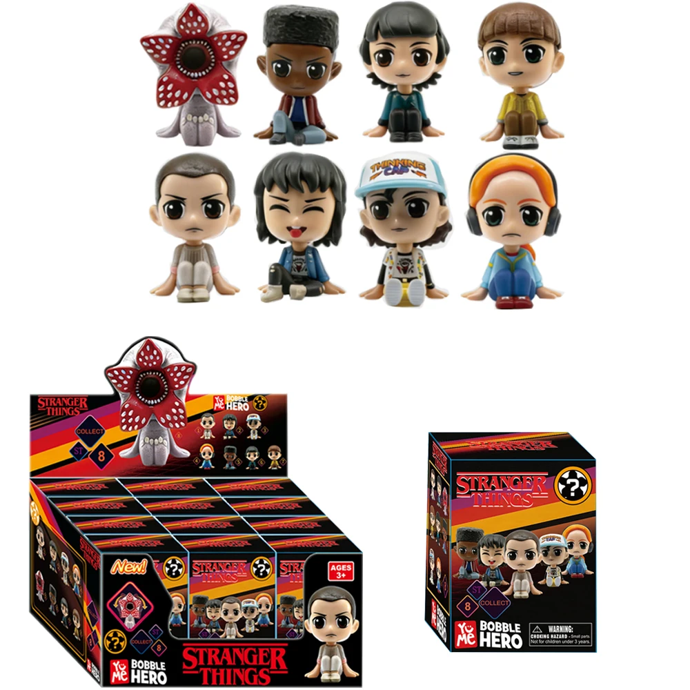 

Новинка 2026 года: набор игрушек-сюрпризов (12 шт.) — виниловые фигурки Демогоргон, Дастин, Барб, Стив, Робин. Игрушки для детей. ﻿