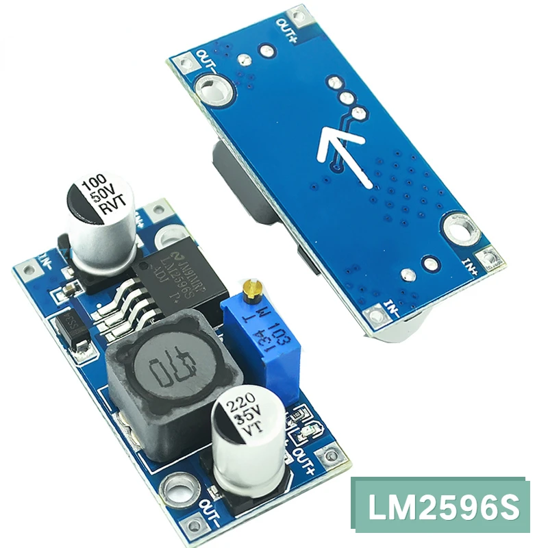 1PCS LM2596S-ADJ DC-DC Step-down Power Module 3A Adjustable Step-down Module Step-down Converter Regulator 24V To 12V 5V 3V