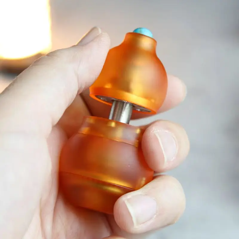 Pmma calabaza Fidget juguete EDC calabaza de la suerte Spinner de la yema del dedo juguete multifuncional personalizado para aliviar el estrés juguete para TDAH juguete de oficina