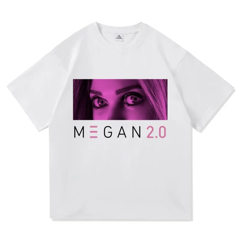 Horror Movie M3GAN 2.0 T Shirt 2025 Fashion Halloween Retro Men/women Clothing Vintage Harajuku High Quality Tops Cotton Tshirts