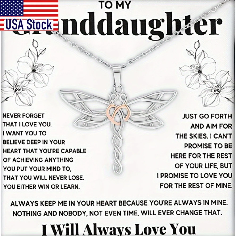 قطعة واحدة من قلادات اليعسوب الأنيقة (للحفتي)، أفضل الهدايا لأعياد الميلاد