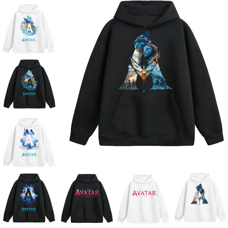 

Avatar Movie Printed Hoodies Diverse Art Designs with Characters & Scenes Multi Color Unisex Casual Long-Sleeve Tops for Fans