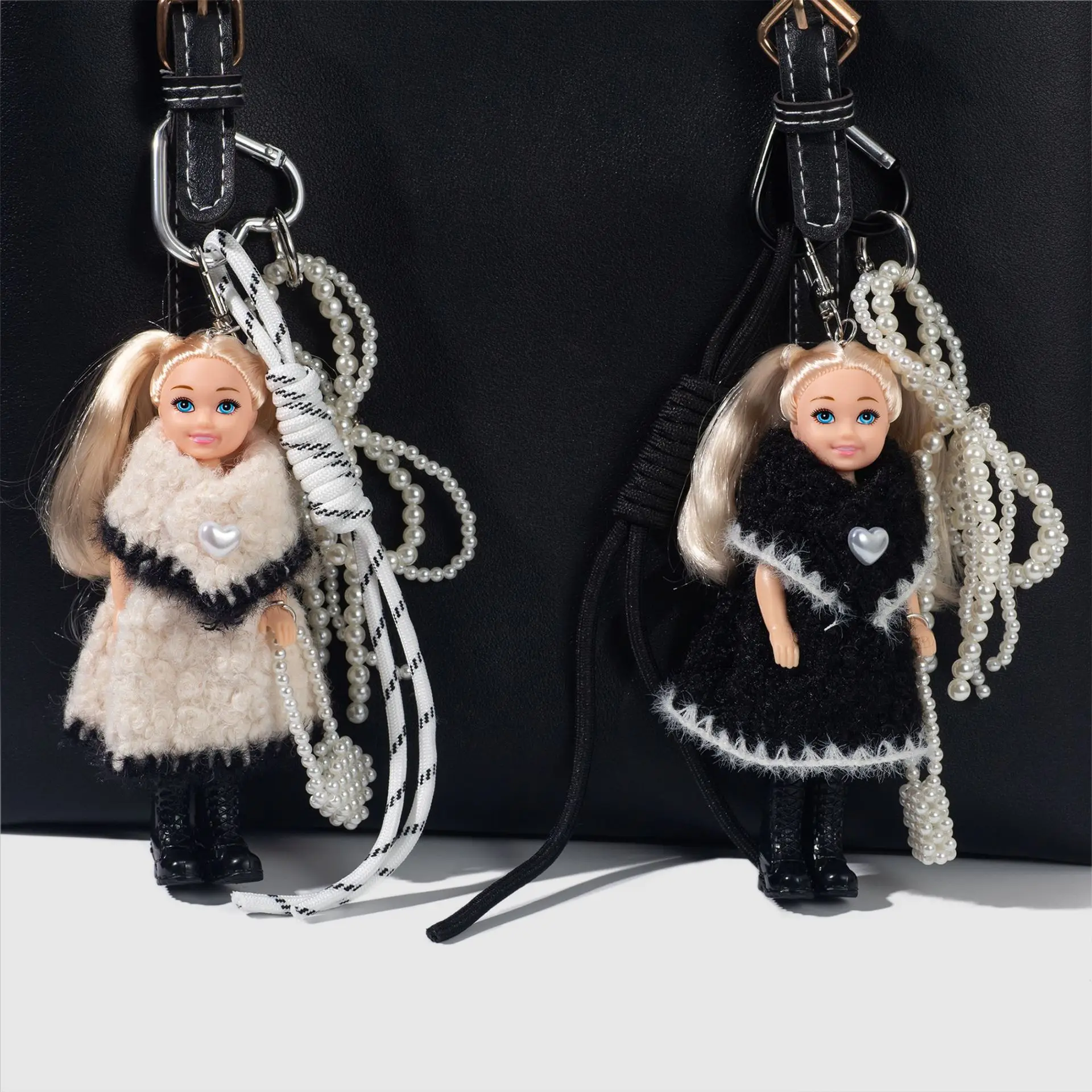 

INS модный брелок для куклы Babi, креативное маленькое ароматное платье из бисера, кукла принцессы, сумка, украшение, кулон, подарки для вечеринки