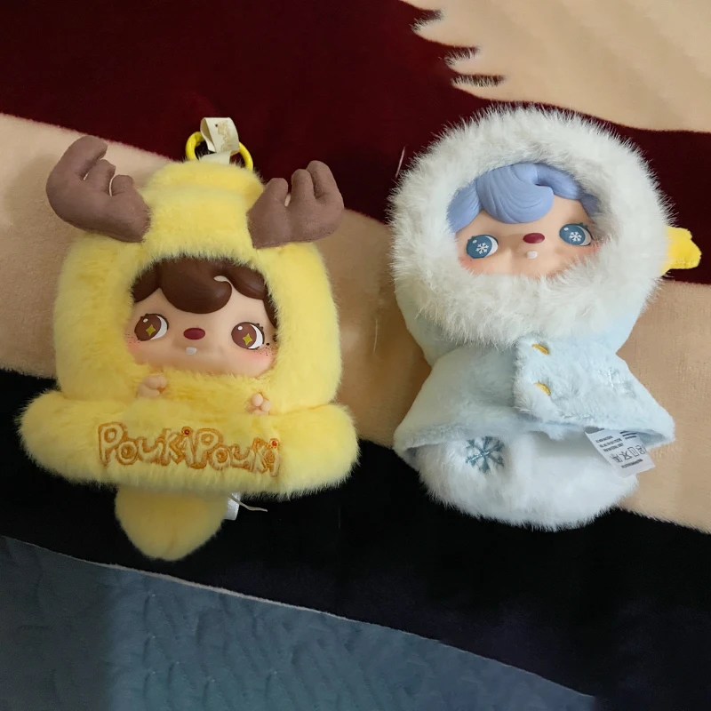 ตุ๊กตาพวงกุญแจ 52TOYS รุ่นใหม่ ตุ๊กตา Pouka Pouka ชุด Warm Winter Waltz ตุ๊กตาไวนิล ของเล่นพวงกุญแจ ของขวัญ