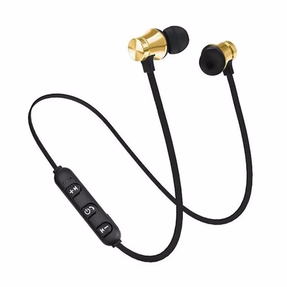 

for Mobile Phone Bass with Mic Handsfree XT11 Music Headset Sport Earbuds Magnetic Wireless Bluetooth Earphone Hanging Neck