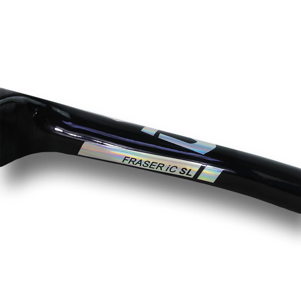 Syncros Chrome Logo Carbon Fiber Mountain And Stem 28.6mm -17Degree Integrated MTB Handlebar For Mountain Bike Black Gloss