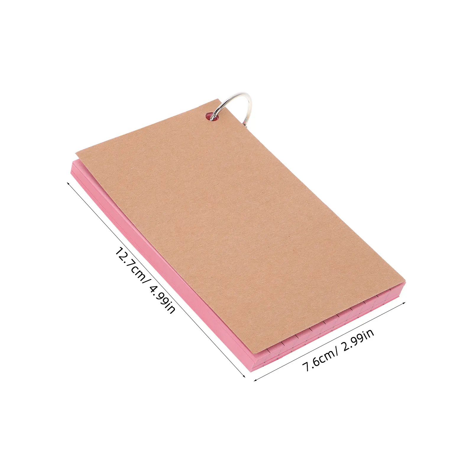 1 Set Index Cards Bulk Hole Punched Flashcards For Studying Portable Study Supplies College School Notepad English Vocabulary