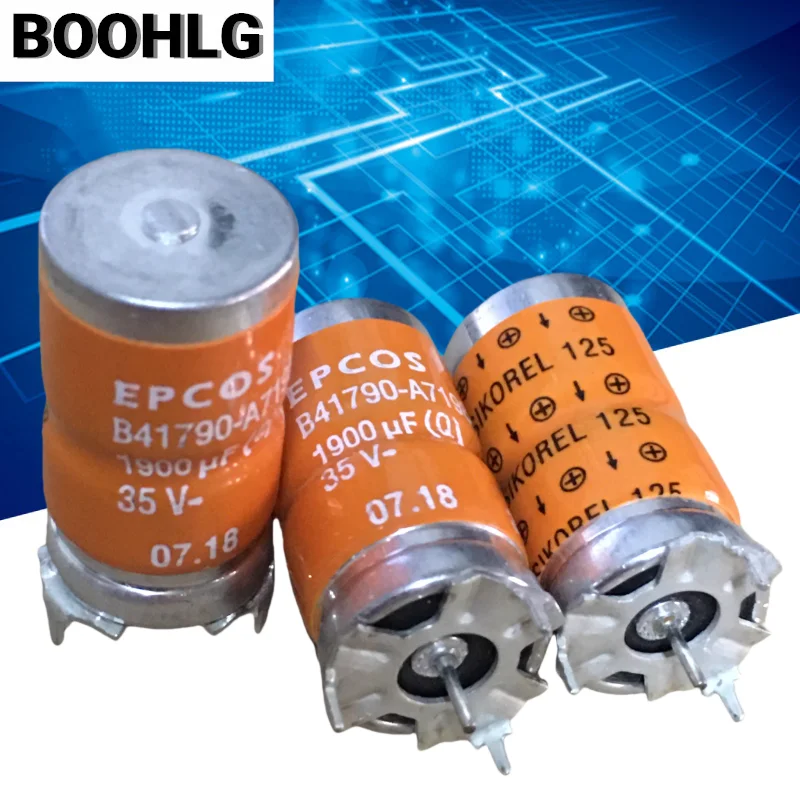 2PCS EPCOS B41790 series 1900UF 35V generation 2200UF 16X31MM audio filter capacitor