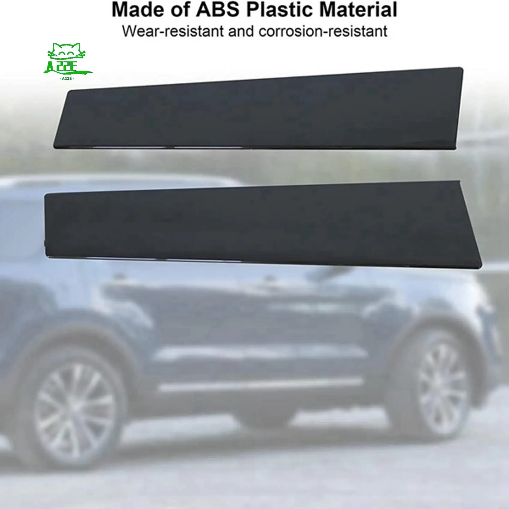 

A22E-2PCS B Pillar Trim Door Molding Glass Trim For Ford Explorer 2011-2016 926-449 926-448