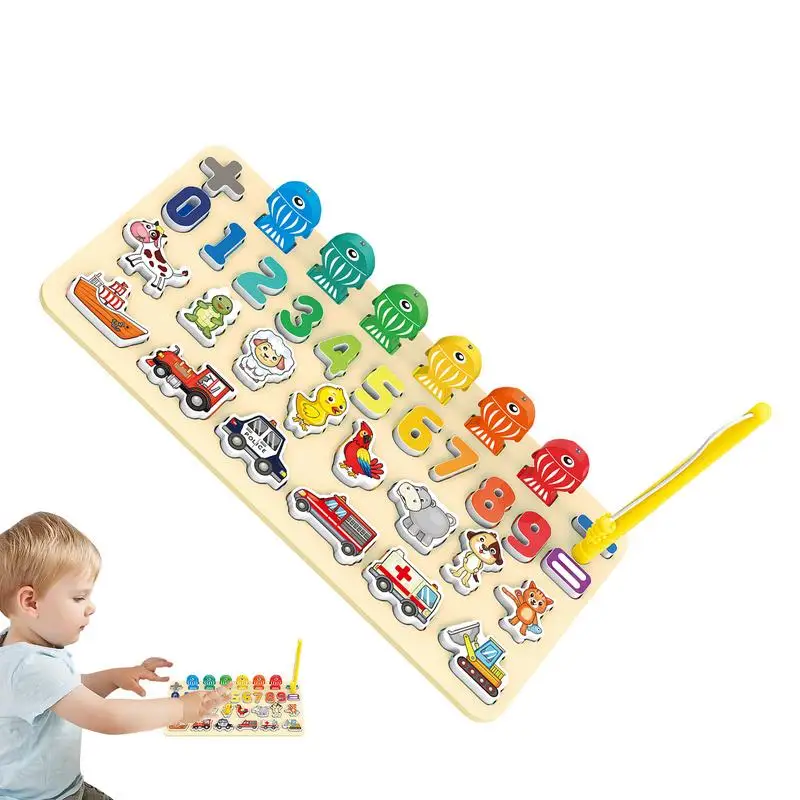 

Fishing Board Toys Kids Busy Animal Board Math Fishing Toys Magnetic Parent Child Interactive Outdoor Sports Toys For Kids Gift