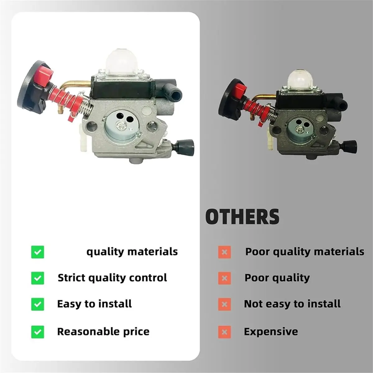 

Карбюратор ABFA HS82T HS82R для кусторезов STIHL HS82T HS82R HS87T HS87R, запасная часть, аналог OE 4237-120-0621