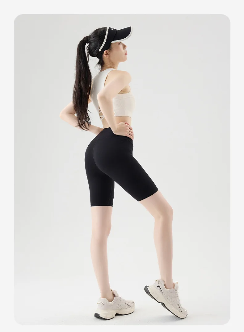

Women's Fashion Belly Shorts Training Running Sports High Waist Skinny Shorts
