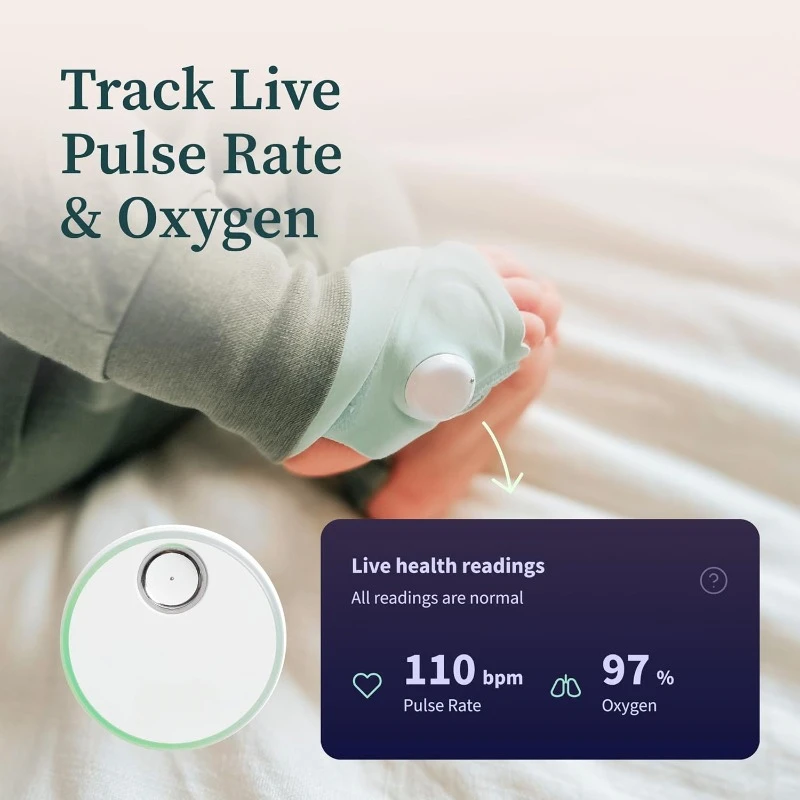 Dream Duo Smart Baby Monitor: Plus Owlet Cam - Tracks & Notifies for Pulse Rate & Oxygen While Viewing Baby