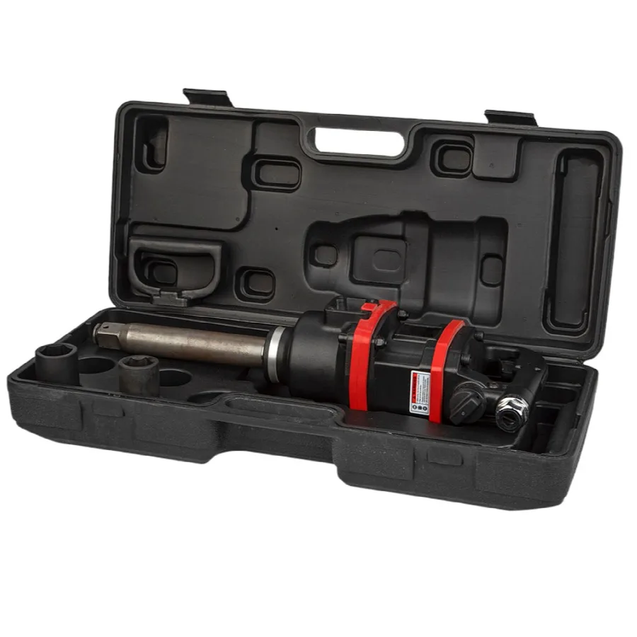 China Pneumatic Tools 1 Inch Air Impact Wrench Kit With Sockets Air Wrench Tool Set 3800NM Air Spanner Kit