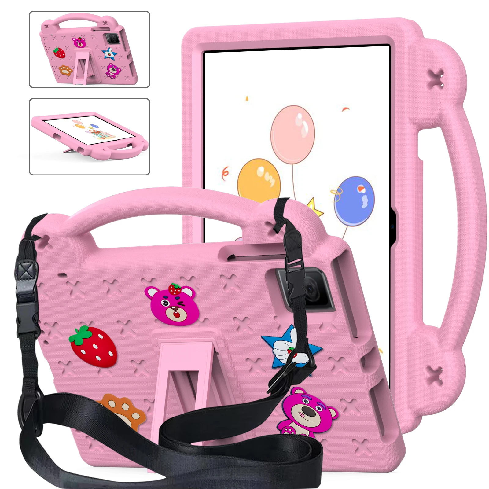 Kids Cartoon Tablet Case For TCL Tab 10 GEN 2 10.36'' NxtPaper 11 10.95'' Tab 8 LE 8'' with Shockproof Stand Cover