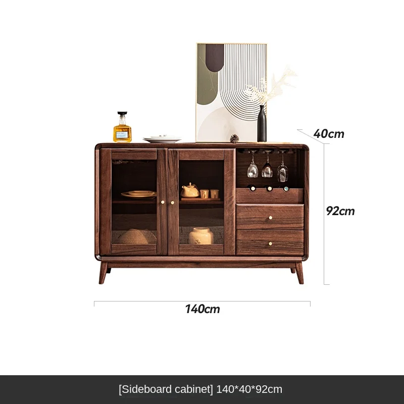 PQF Sideboard Dining Room Multi-Function Locker Wine Cabinet Simple Cupboard