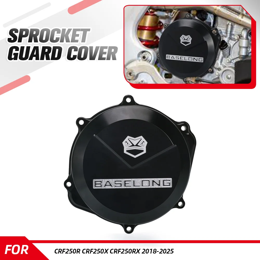 

2024 2025 Motorcycle Reinforced Clutch Cover Guard Protector Fit For Honda CRF250R CRF250X CRF250RX 2018 2020 2021 2022 2023