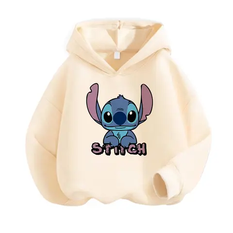 Kawaii 브랜드 unisex kids 멋진 만화 스티치 까마귀 어린이 어린이 귀여운 만화 운동복 y2k 그래픽 Hoody Girl Boy Top