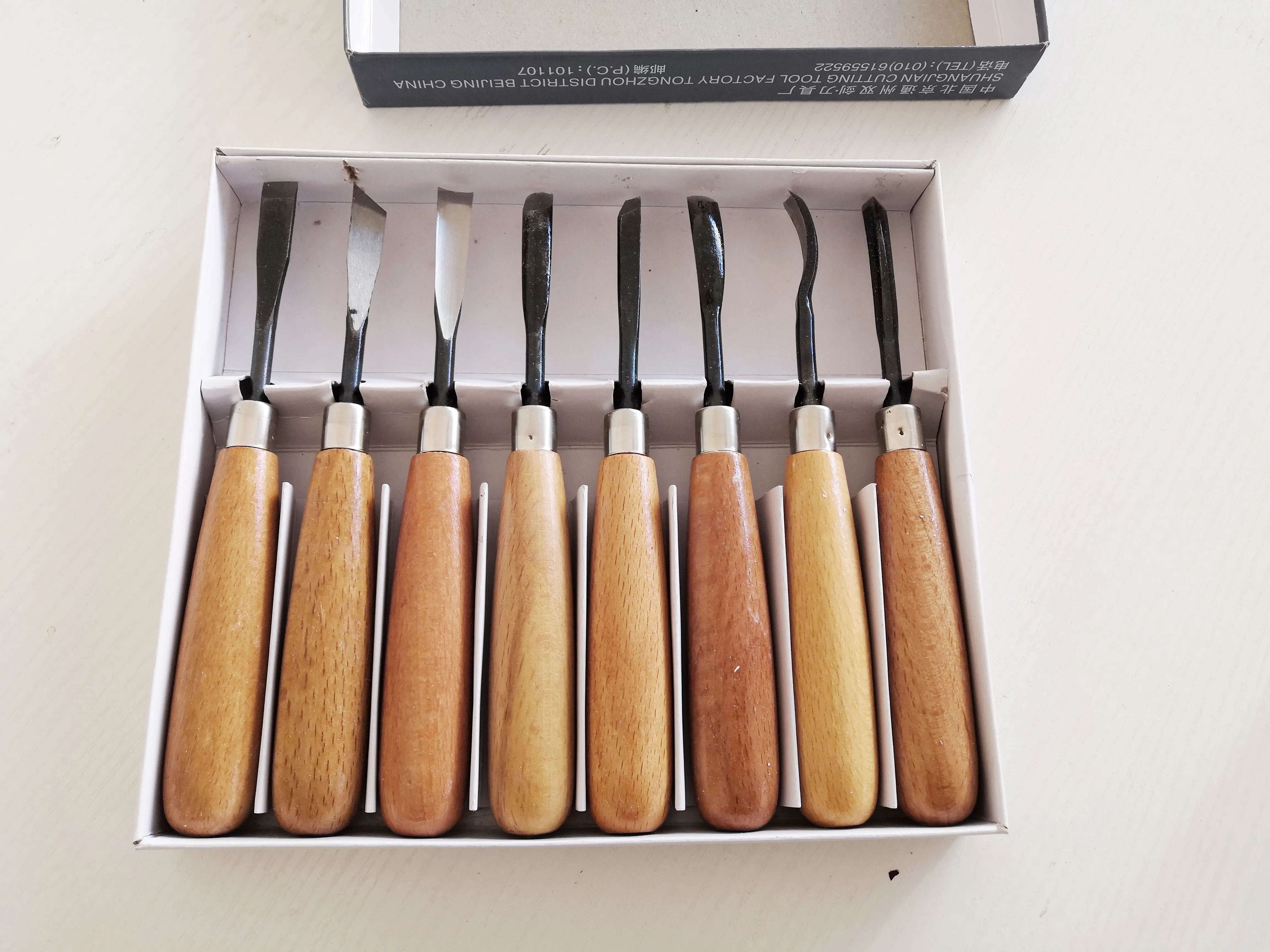 High Quality 8 Pcs Wood Carving Chisel Tool Set, Carpenter Tools, Wood Carving Knife
