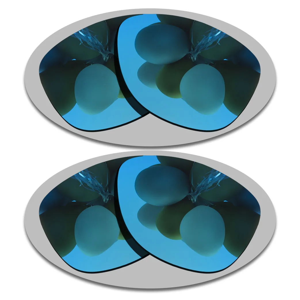 

2 Pairs Sky Blue&Sky Blue Lenses Replacement For-Frogskins Polarized Sunglasses