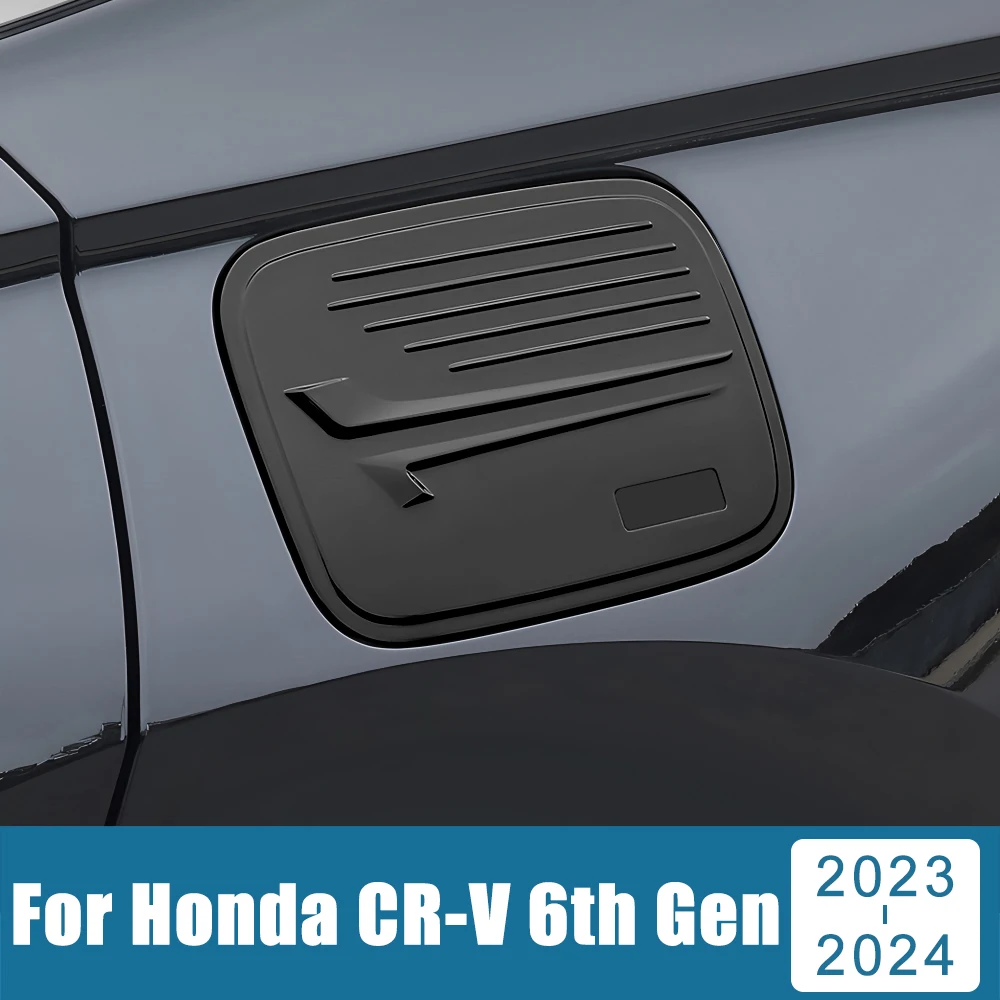 For Honda CR-V 2023 2024 2025 CRV 6th Gen Hybrid ABS Car Exterior Car Oil Fuel Tank Gas Cap Cover Case Trim Sticker Accessories