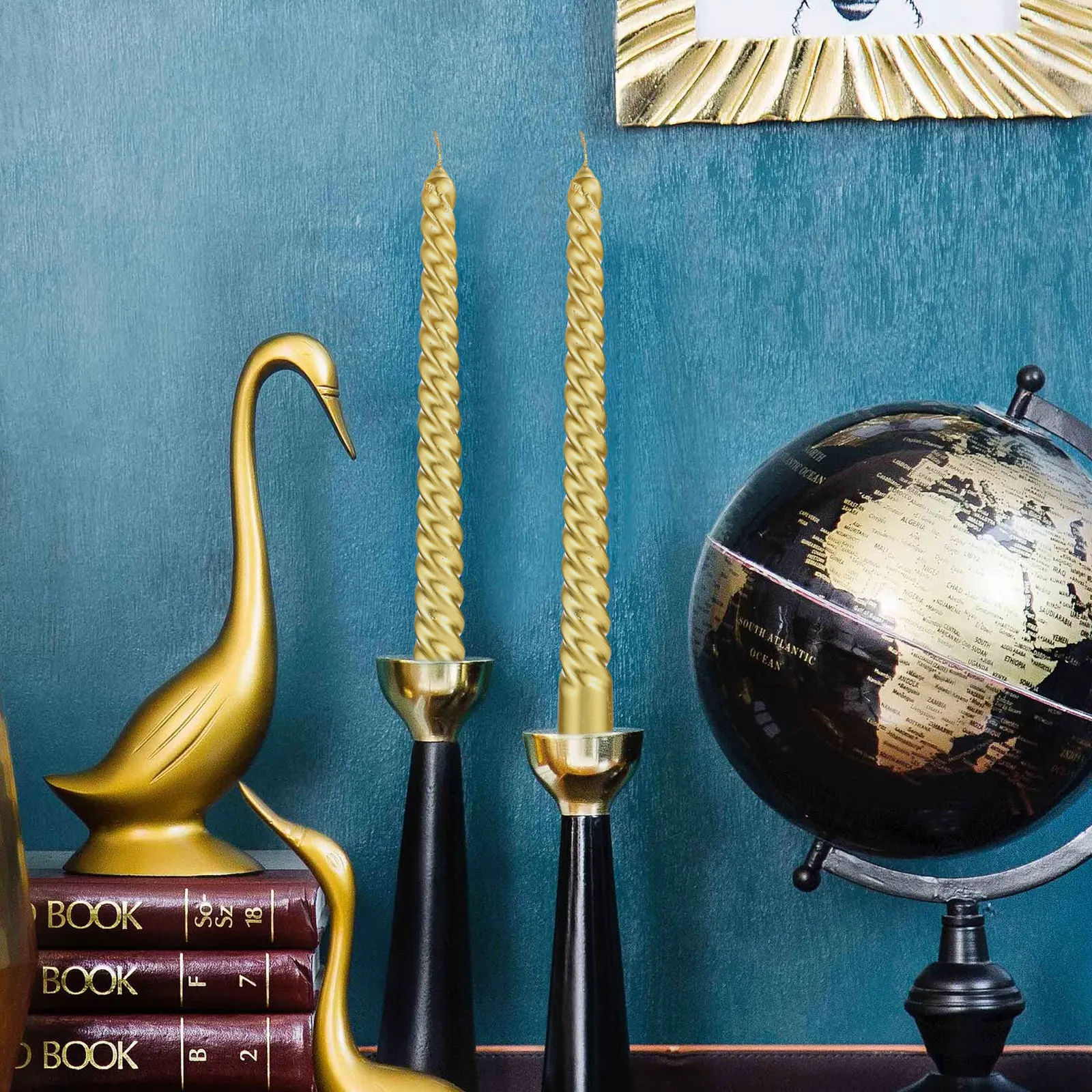 4 peças de Castiçais Decorativ - Paraffin Candle Wax avaliação e preço