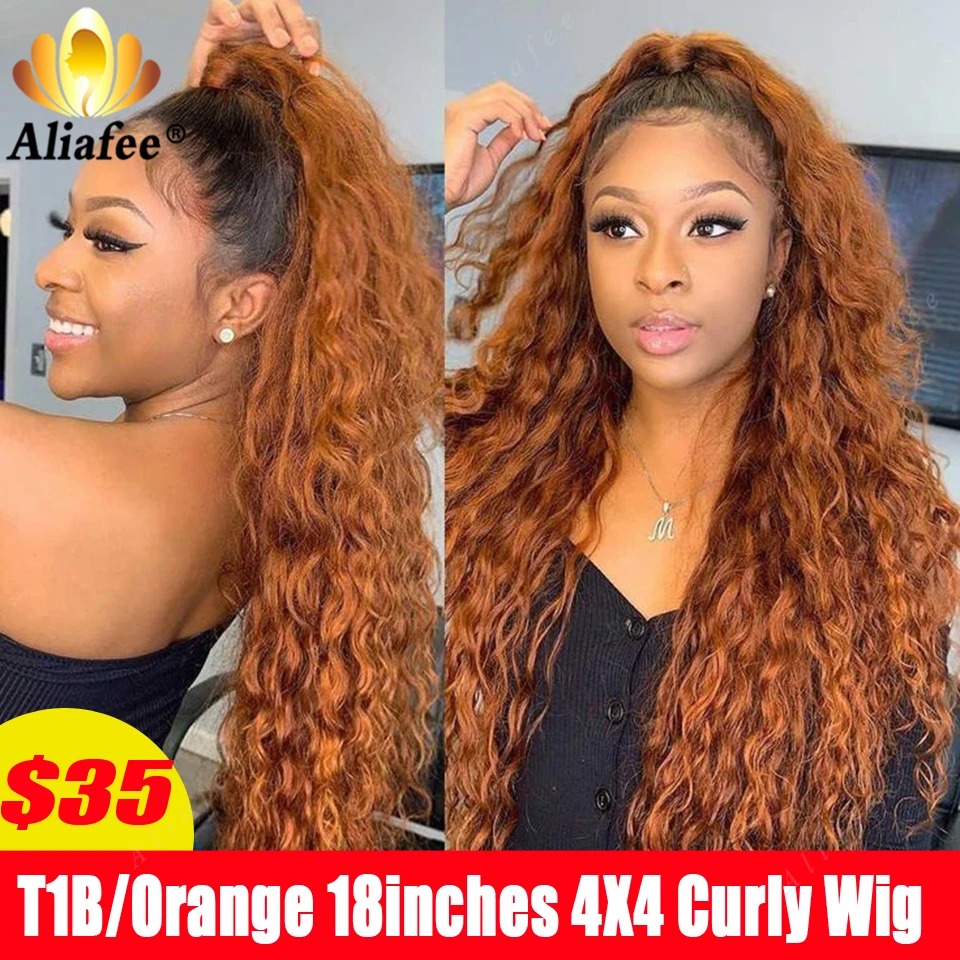 Discounted Items Ombre Brown And Blonde Body Wave 4x4 Lace Closure Wigs Pre Plucked Real Human Wigs For Women