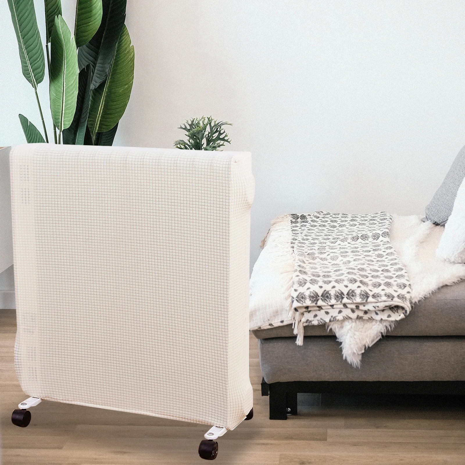 

Dust Cover for Heater Radiator Heating Hood Breathable Polyester Air Conditioner Covers Lightweight Portable Easy to Clean