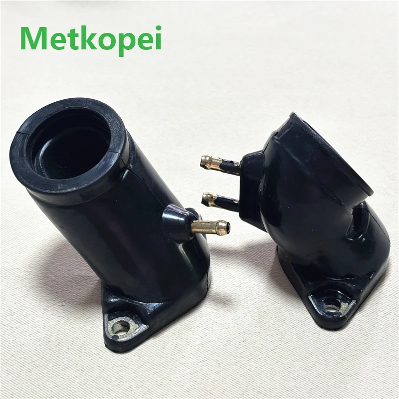 محول واجهة المكربن للدراجات النارية فوهات غراء مشعب السحب لـ Hyosung 125cc Comet Carby & EFI GT125R وصلة مجددة #2