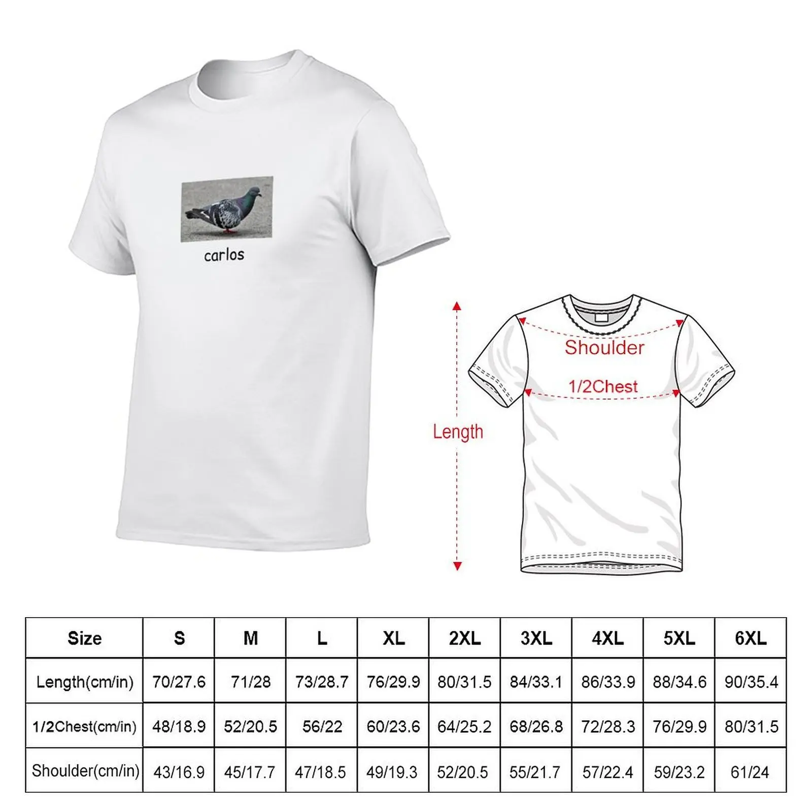 carlos T-Shirt t shirt men 100% cotton luxury brand man t shirt summer T-Shirt