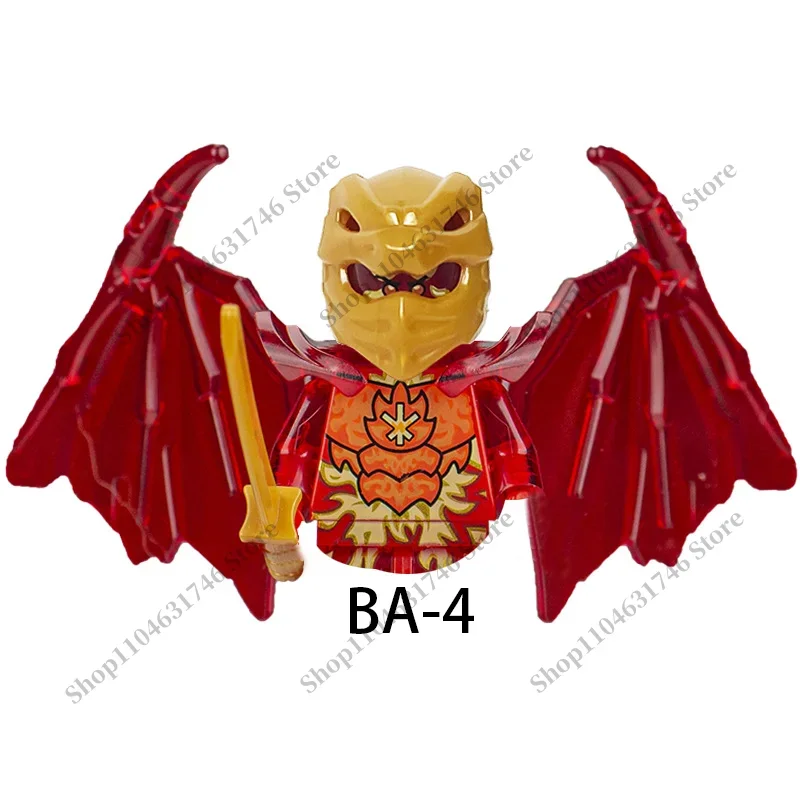 Ninja speelgoed Bouwsteen beeldje poppen kinderen mini baksteen poppen montage puzzels feest Festival geschenken