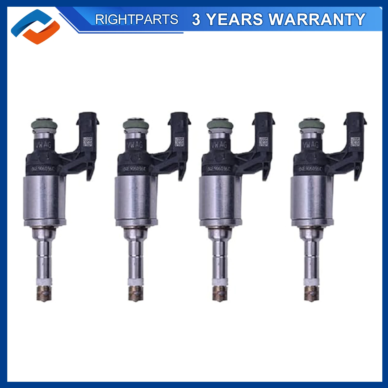 

4PCS 04E906036C Fuel Injectors For VW Golf Tiguan Beetle Audi A1 A3 Q3 1.4L 04E906036Q 04E 906 036 C 04E906036E