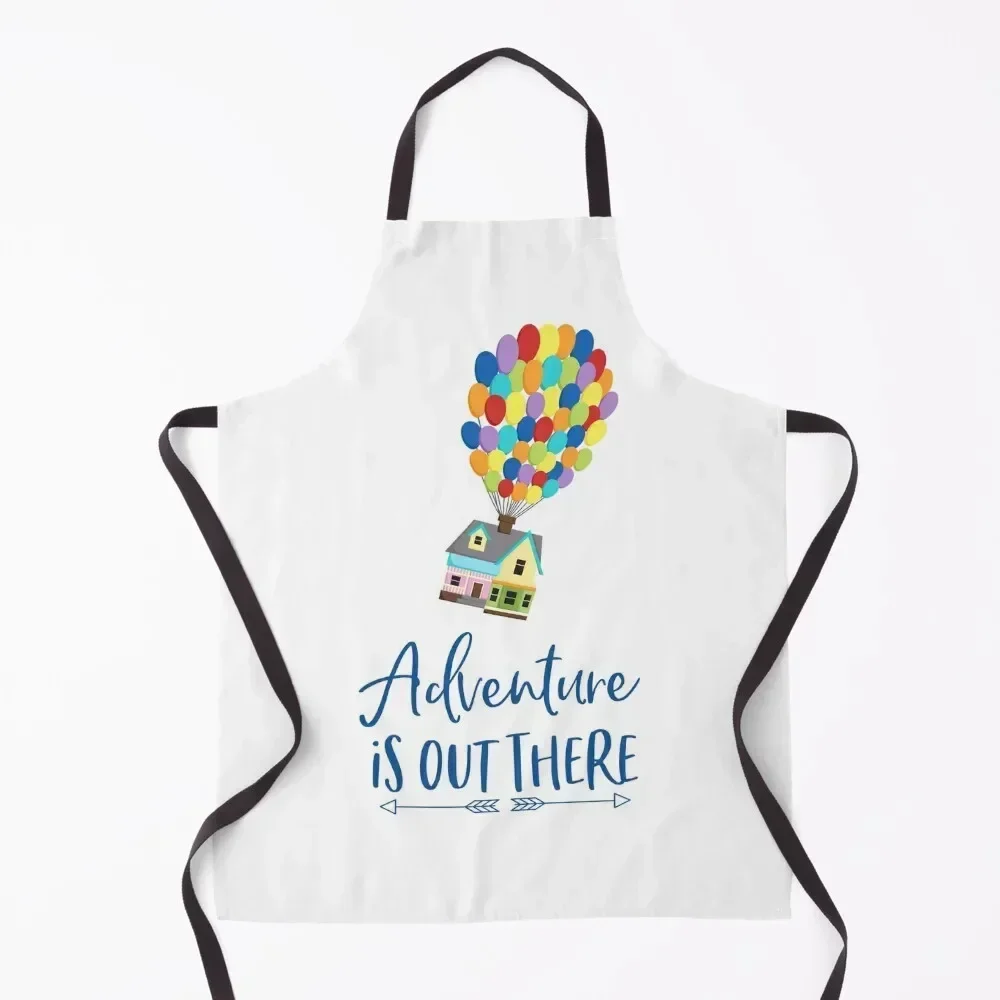 

Flying Balloon House Apron Household Items Useful Waterproof Kitchen Woman Kitchen Items Kitchen Supplies Idea Goods Apron