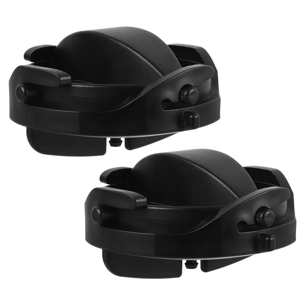 

2Pcs Rv Sewer Hose Cover Heavy-Duty Durable Cap Secure Dual Ear Latch Camper Trailer Hose Replacement Leak-Proof Adapter