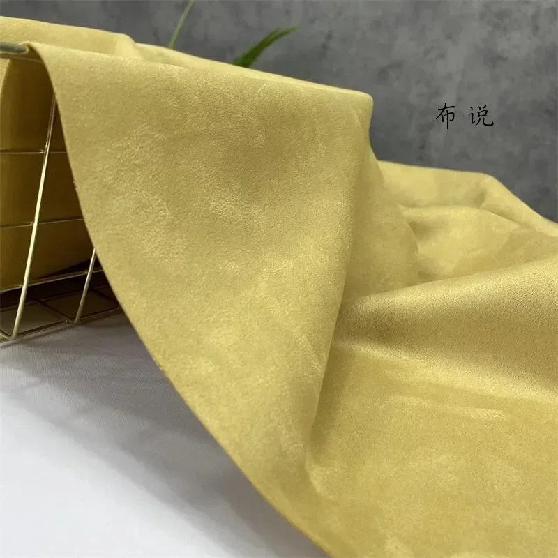 طبقة الهواء تنورة سميكة نسيج الجلد المدبوغ المرن للتنورة سترة الأزياء أبريل القماش Diy بها بنفسك الخياطة لكل متر المواد #4