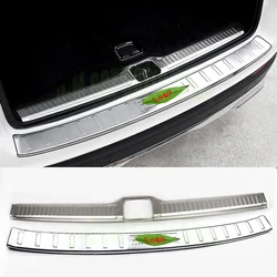 Car welcome pedal For Mercedes Benz GLC X253 2016 - 2019 Outer Rear Trunk Boot Bumper Guard Protector Trim Car threshold strip