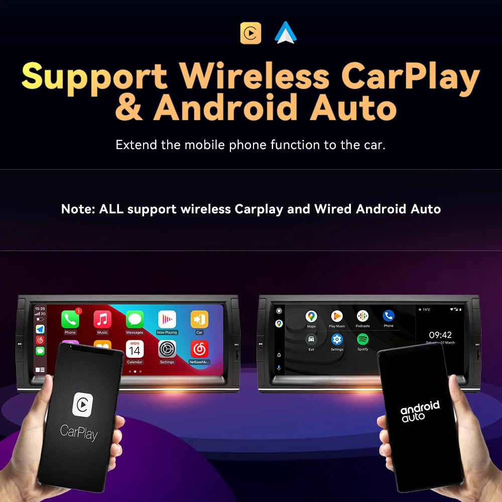 Wireless Carplay Android Auto 10.25