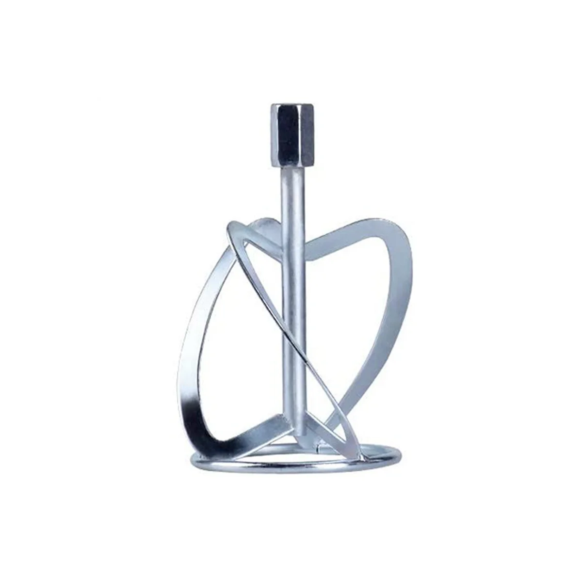 Стержень для перемешивания смесителя Стержень для смешивания краски и грязи Стержень для перемешивания дрели Смеситель для смешивания бетонного раствора, серебристый