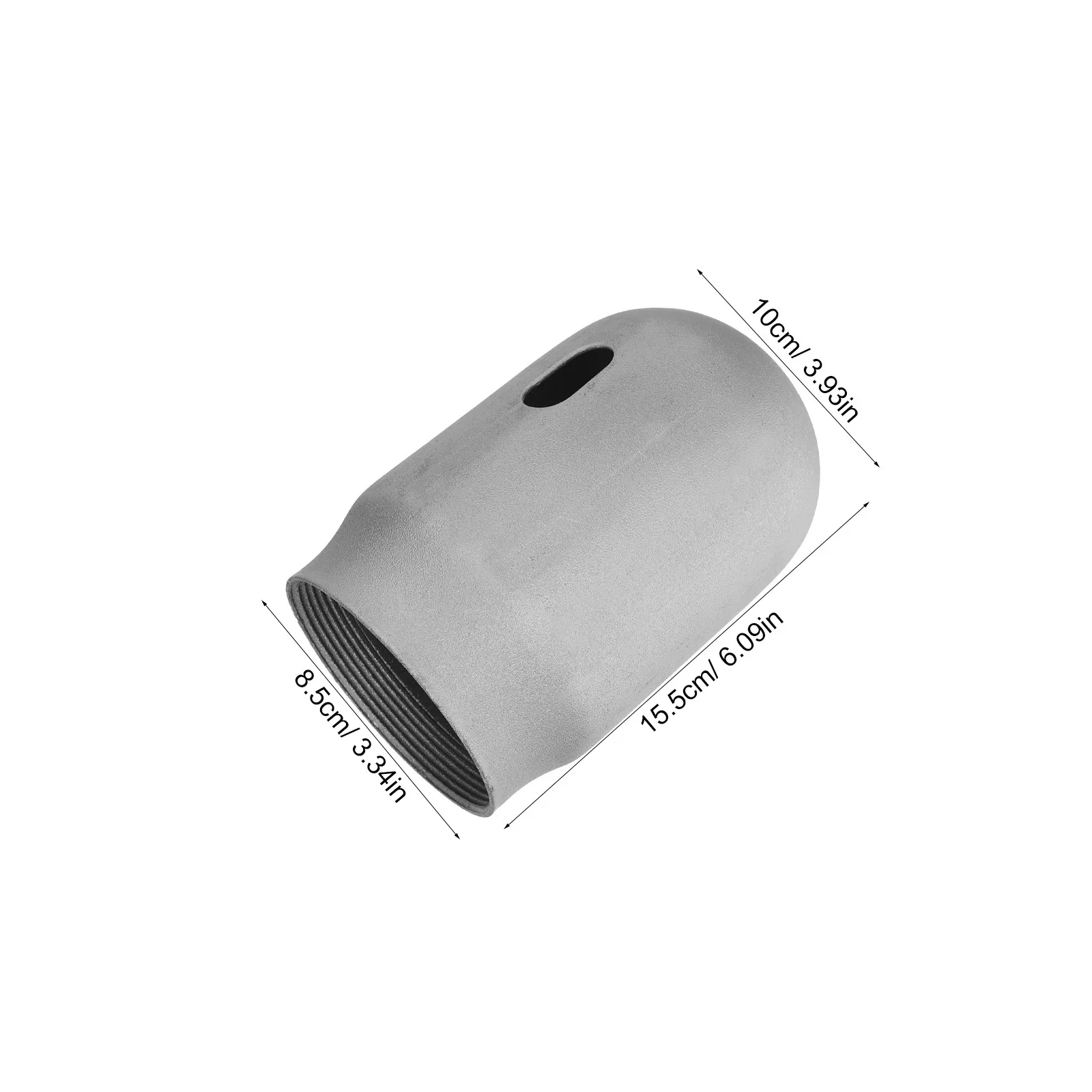 Oxygen Cylinder Protective Cap Silver Heavy-Duty Valve Dust Cover Closed Transport Gas Bottle Safety Cap for
