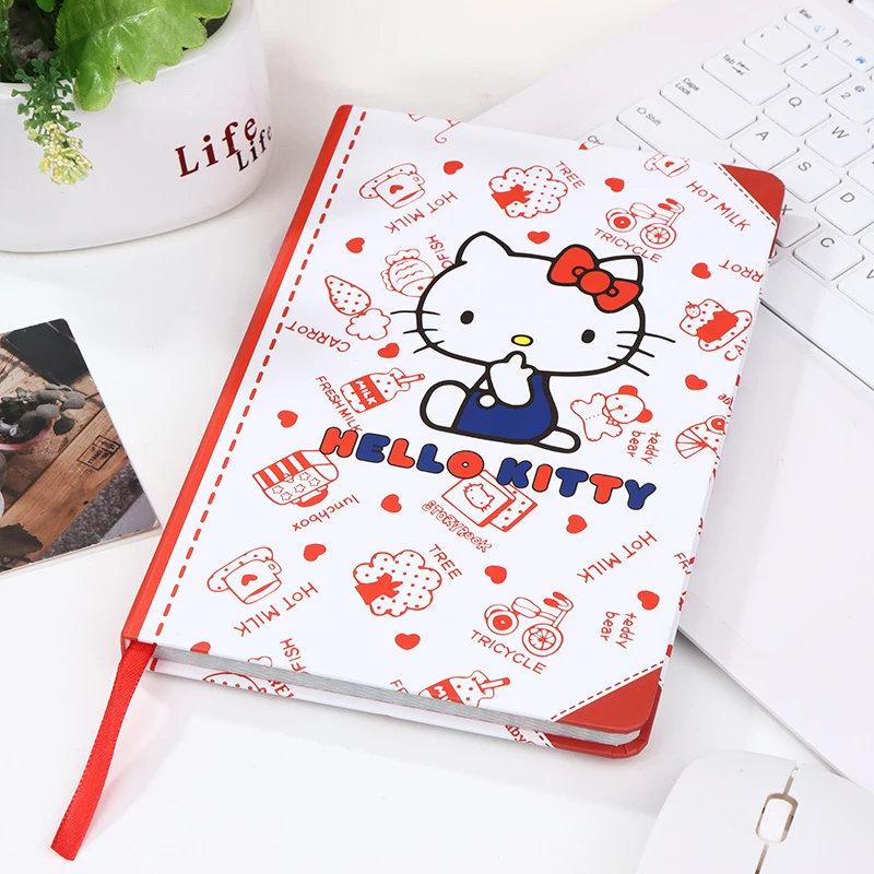 

Kawaii KT Cat Notebook Cute Cartoon Coloring Page Learning Stationery Notepad Writing Notebook For Girl Student Gifts