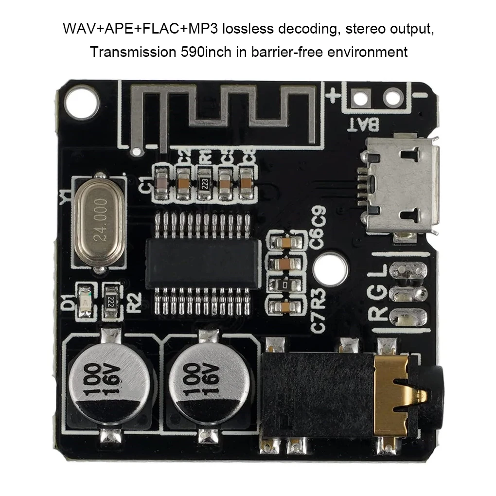 Sound Box Bluetooth-compatible Stereo Sound Amplifier Board Wireless Amp Module Subwoofer Electronic Component